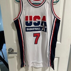 USA Basketball Jersey with Number 7 Larry Bird